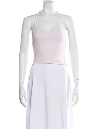 Pre-owned Tank Air Nylon Top In Neutral