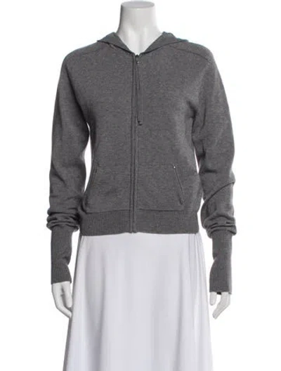 Pre-owned Tank Air Wool Bomber Jacket In Gray