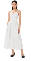Tanner Fletcher Betty Bow Midi Dress White In White