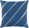 Tanner Fletcher Blue Diagonal Rhinestone Cushion In Diagonal Rhinestone