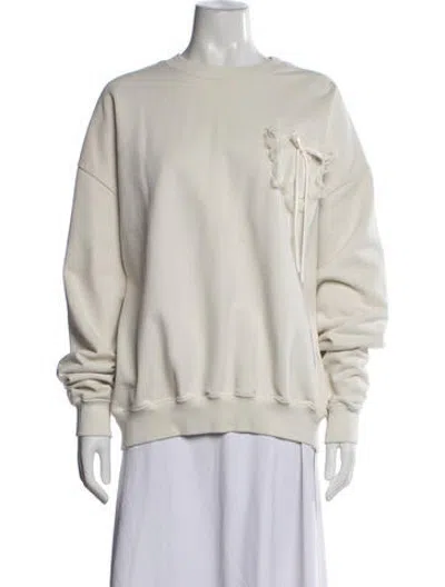 Pre-owned Tanner Fletcher Crew Neck Long Sleeve Sweatshirt In Neutrals