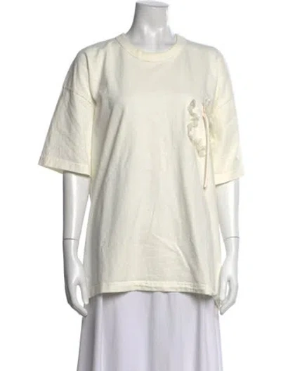 Pre-owned Tanner Fletcher Crew Neck Short Sleeve T-shirt In Neutrals