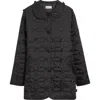 Tanner Fletcher Gender Inclusive Arnie Rosette Embellished Quilted Jacket In Blue