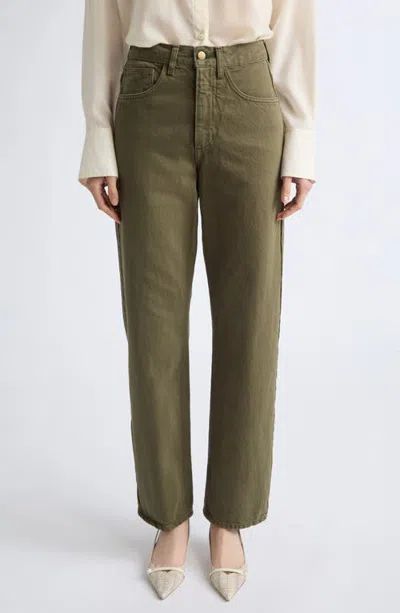 Tanner Fletcher Maynard Overdyed Jeans In Green