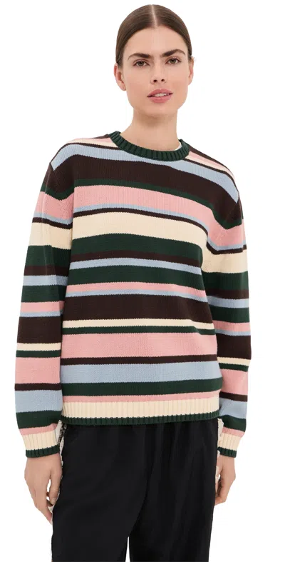Tanner Fletcher Millhouse Striped Sweater Multi Stripe