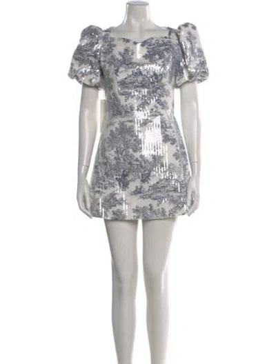 Pre-owned Tanner Fletcher Printed Mini Dress W/ Tags In Multi