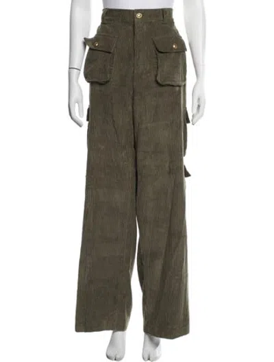 Pre-owned Tanner Fletcher Wide Leg Pants In Green