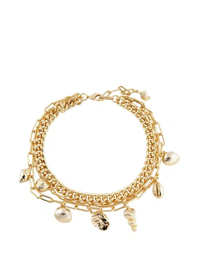 Tannum Multi-layer Shell Necklace In Gold