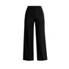 Tantra Spain Sl Straight-cut Dress Trousers With Waistband, Black In Black