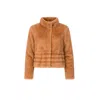 Tantra Spain Sl Women's Brown Synthetic Fur Jacket With Clip Fastening And Side Pockets. In Brown