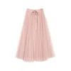 Tantra Spain Sl Women's Pink / Purple A-line Tulle Skirt With Elastic Waistband Pink