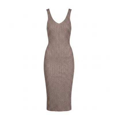 Tantra Spain Sl Women's Strap Knit Dress Brown