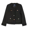 Tantra Spain Sl Women's Tweed Jacket With Front Pockets Black