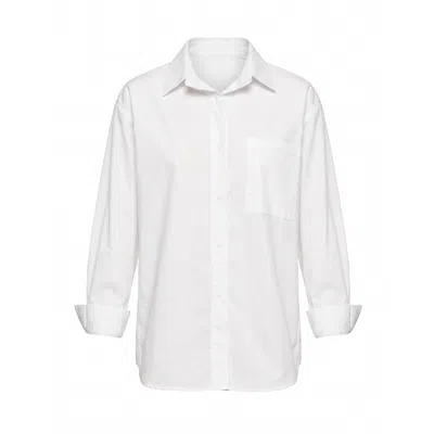 Tantra Spain Sl Women's White Basic Shirt With Back Opening And Pocket