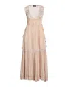Tantra Long Dresses In Beige