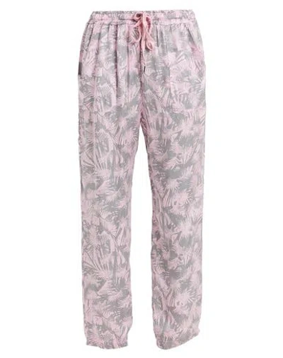 Tantra Woman Pants Light Pink Size L Viscose, Silk