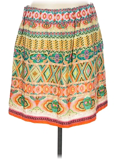 Pre-owned Tanvi Kedia Casual Skirt In Orange