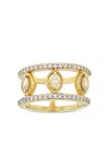 Tanya Farah 18k Yellow Gold Diamond Ring In Gold