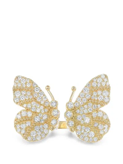 Tanya Farah Butterfly Diamond Ring In Multi