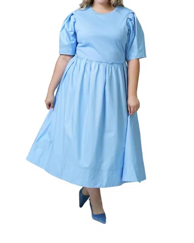 Tanya Taylor Adelaide Dress - Plus In Light Blue
