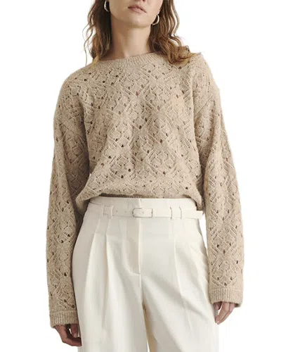 Tanya Taylor Alda Alpaca & Wool-blend Sweater In Neutral