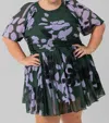 Tanya Taylor Angele Mini Dress - Plus In Emerald In Multi