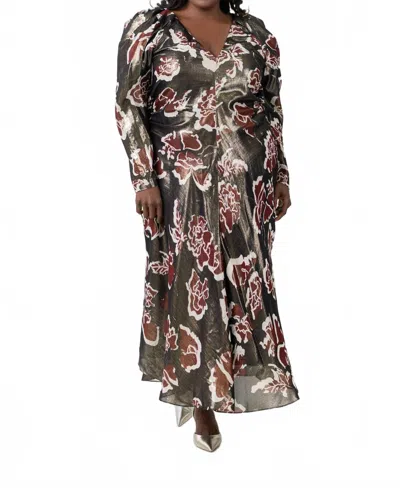 Tanya Taylor Anikka Puff Sleeve Dress In Black