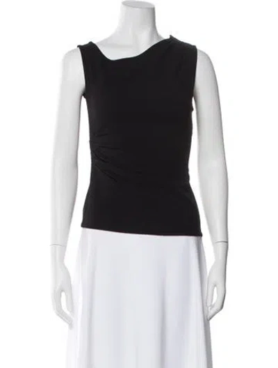 Pre-owned Tanya Taylor Asymmetrical Sleeveless Top In Gray
