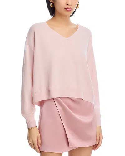 Tanya Taylor Audrey Cashmere Sweater In Pink