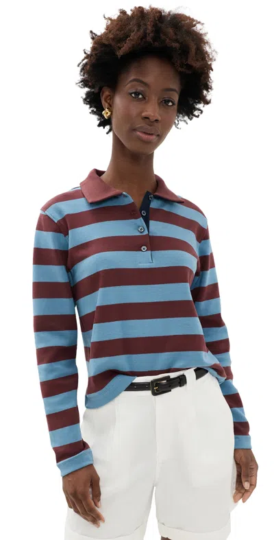 Tanya Taylor Barrett Top In Blue