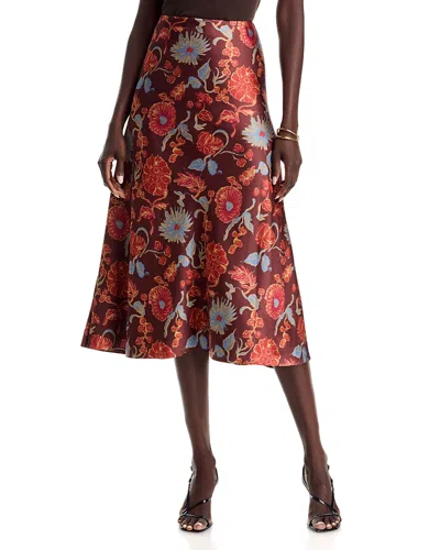 Tanya Taylor Beth Midi Skirt In Multi