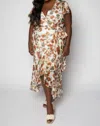 Tanya Taylor Blaire Dress In Chalk Multi In White