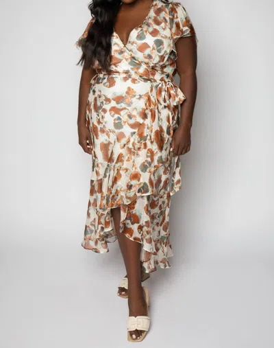 Tanya Taylor Blaire Dress In Chalk Multi In White
