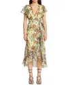 TANYA TAYLOR TANYA TAYLOR BLAIRE LINEN & SILK-BLEND MIDI DRESS