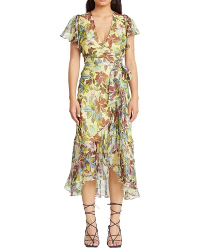 TANYA TAYLOR TANYA TAYLOR BLAIRE LINEN & SILK-BLEND MIDI DRESS