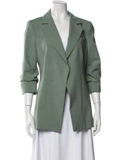 Pre-owned Tanya Taylor Blazer In Green