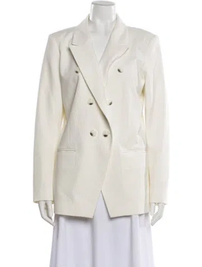 Pre-owned Tanya Taylor Blazer In Neutral
