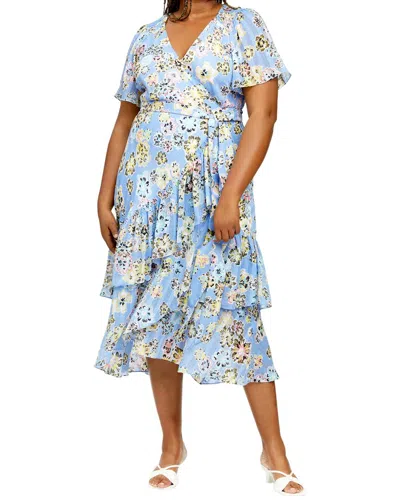 Tanya Taylor Brittany Midi Dress In Multi