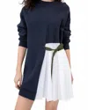 Tanya Taylor Callie Dress In Maritime Blue/white In Blue