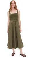 Tanya Taylor Carmen A-line Midi Combo Dress