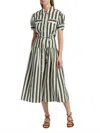 Tanya Taylor Carrington Midi Dress In Fern Ivory In Multi