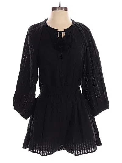 Pre-owned Tanya Taylor Casual Dress In Black