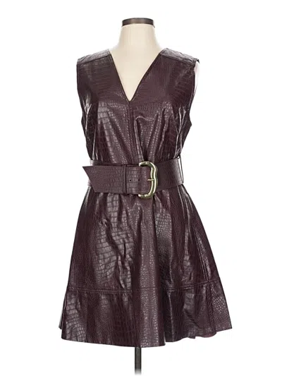 Pre-owned Tanya Taylor Casual Dress In Burgundy