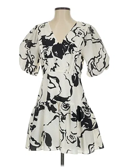Pre-owned Tanya Taylor Casual Dress In White