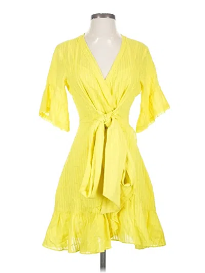 Pre-owned Tanya Taylor Casual Dress In Yellow