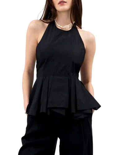 Tanya Taylor Celeste Top In Black