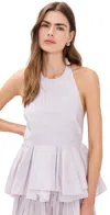 Tanya Taylor Celeste Top Lilac In Lilac
