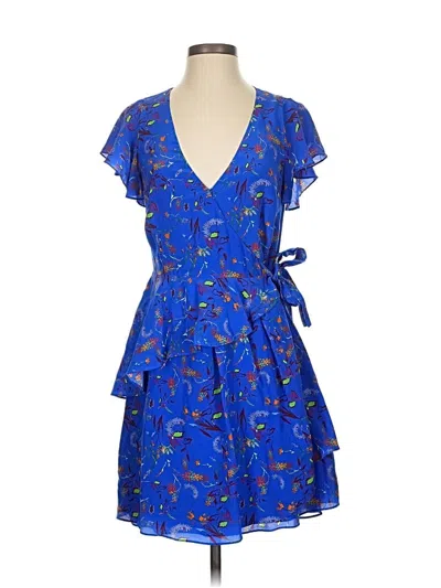 Pre-owned Tanya Taylor Cocktail Dress In Blue