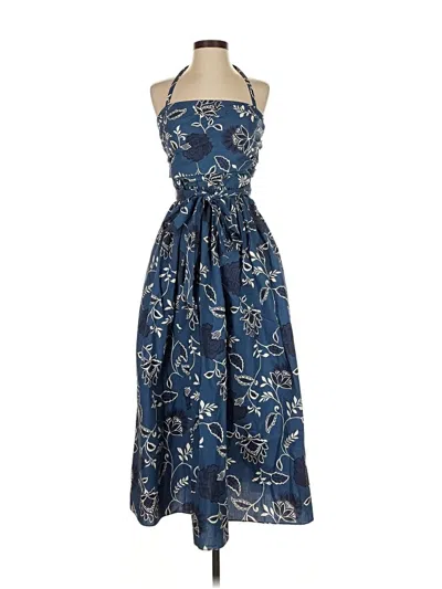 Pre-owned Tanya Taylor Cocktail Dress In Blue
