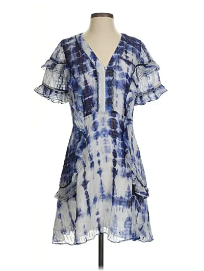 Pre-owned Tanya Taylor Cocktail Dress In Blue